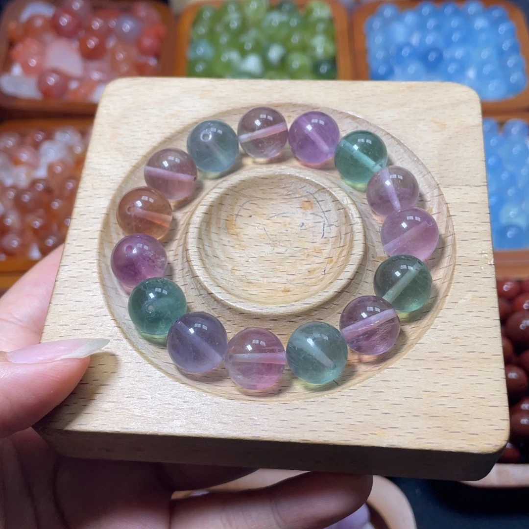 未镶嵌水晶手链萤石