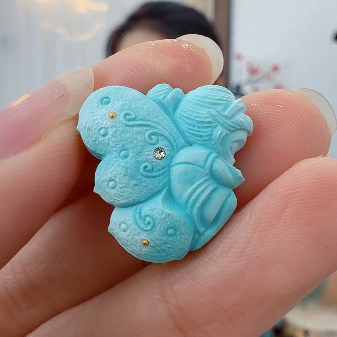 绿松石未镶嵌珠宝奇石