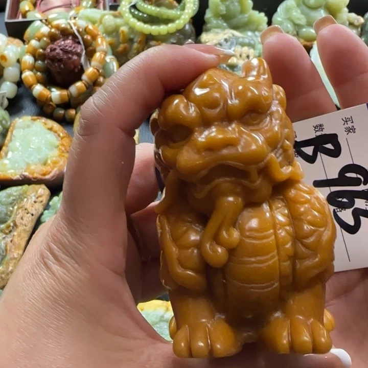 透闪石质玉手把未镶嵌?****空