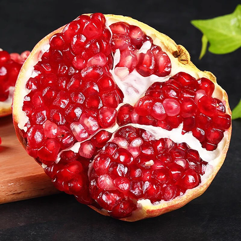 四川大凉山突尼斯软籽石榴新鲜水果现摘现发红甜石榴