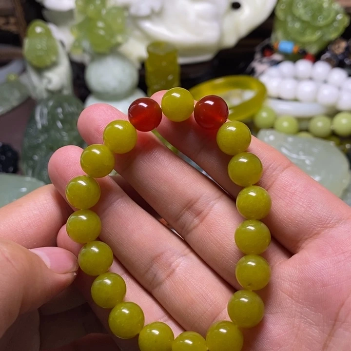 岫玉未镶嵌岫玉颈饰