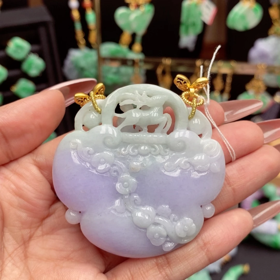 翡翠未镶嵌颈饰翡翠吊坠