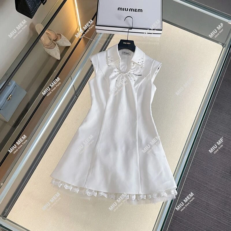【云上香草】法式温柔风少女感千金V领设计连衣裙女DY6751