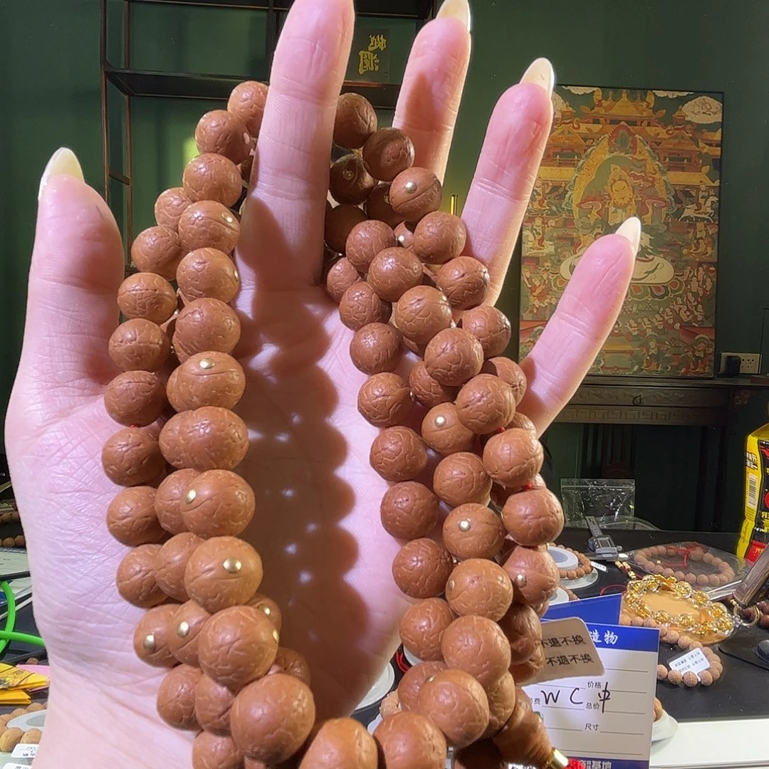 凤眼菩提吊坠12单舱108镶嵌