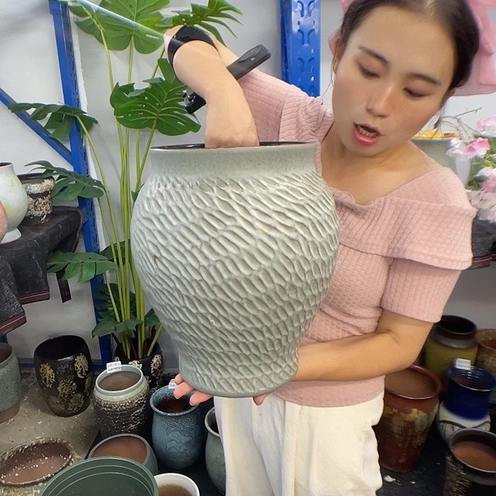 20×30-粗陶花盆有孔