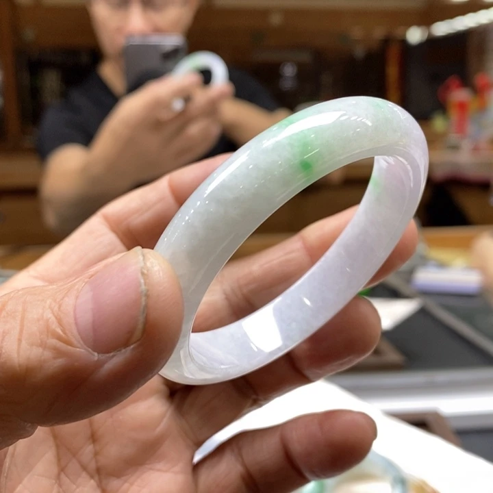 翡翠未镶嵌手镯翡翠手镯51-54，卡12