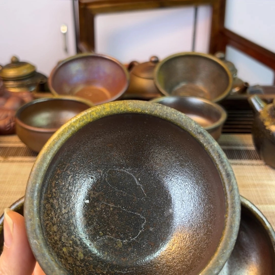 茶壶紫砂底槽清柴烧100cc