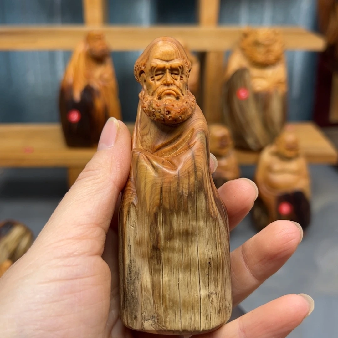 柏木崖柏木摆件手把件，58