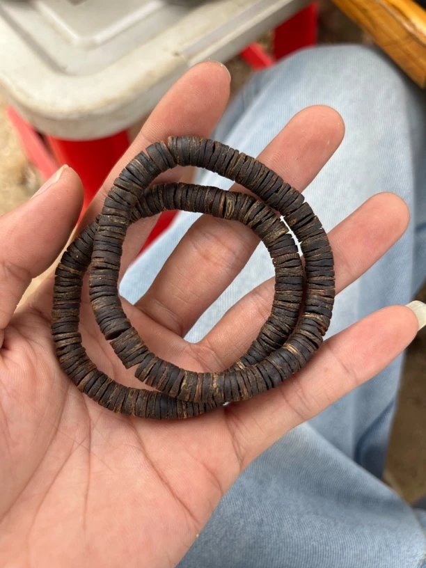 奇楠沉香沉水片珠6克多样性发一