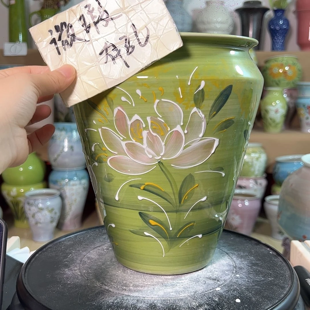 景德镇陶瓷花盆花器瑕258