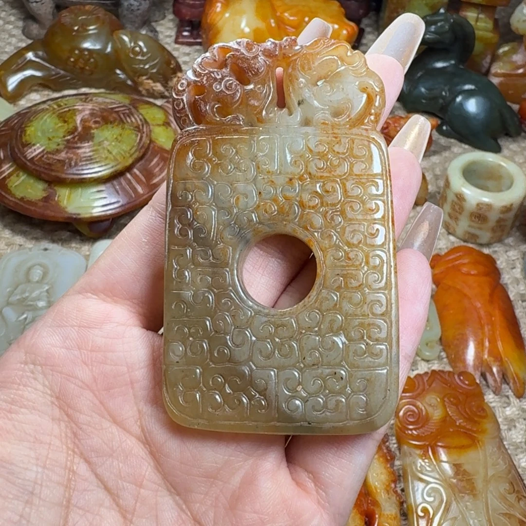 吊坠白玉菩提挂件