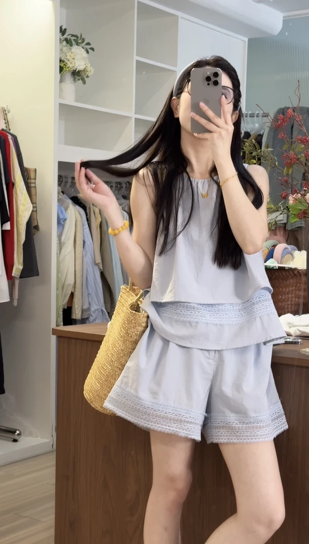 SEOUL KOREA——【收官套装】2025韩国东大门麻料套装