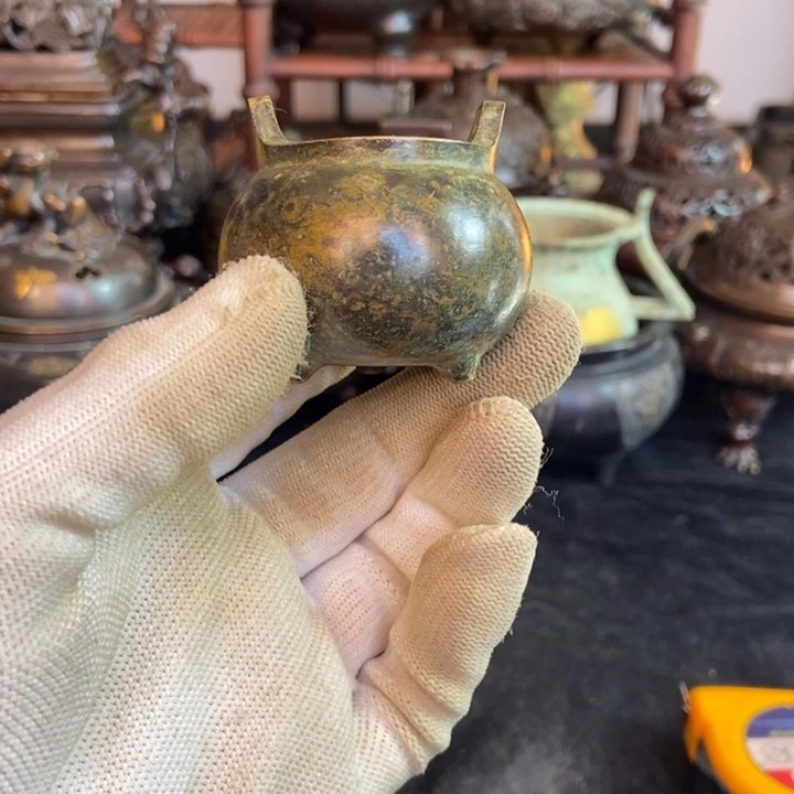 云**心铜器工艺品摆件香炉摆件