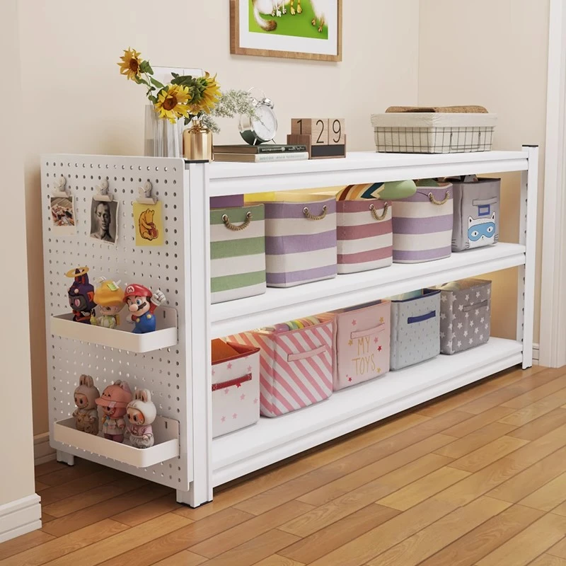 【加厚】家用置物架多层货架地下室阳台厨房储物架落地收纳架钢制架