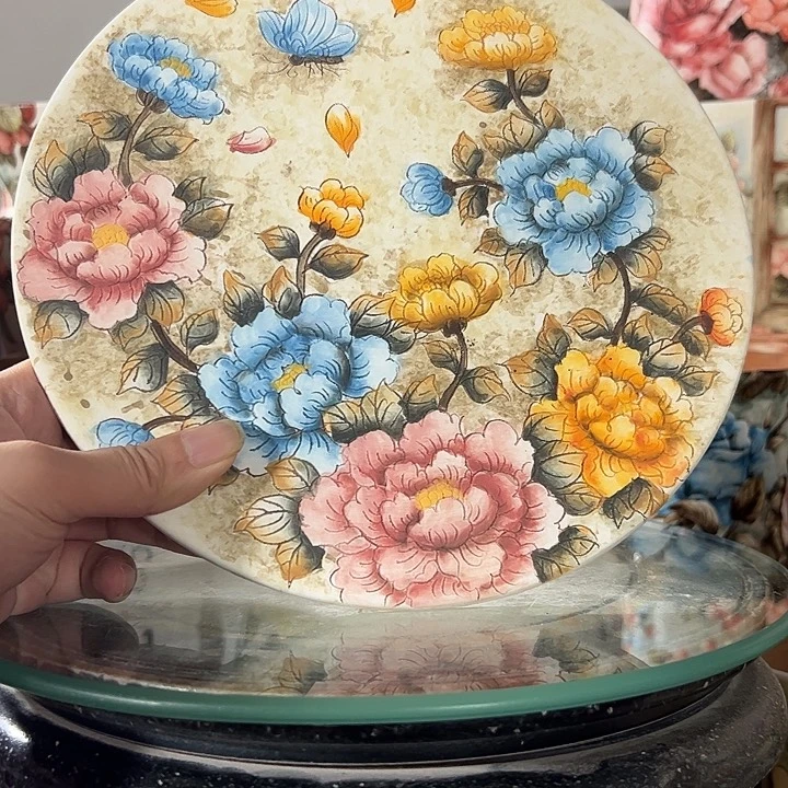 若****景德镇手绘花盆满38包邮偏远地区除外