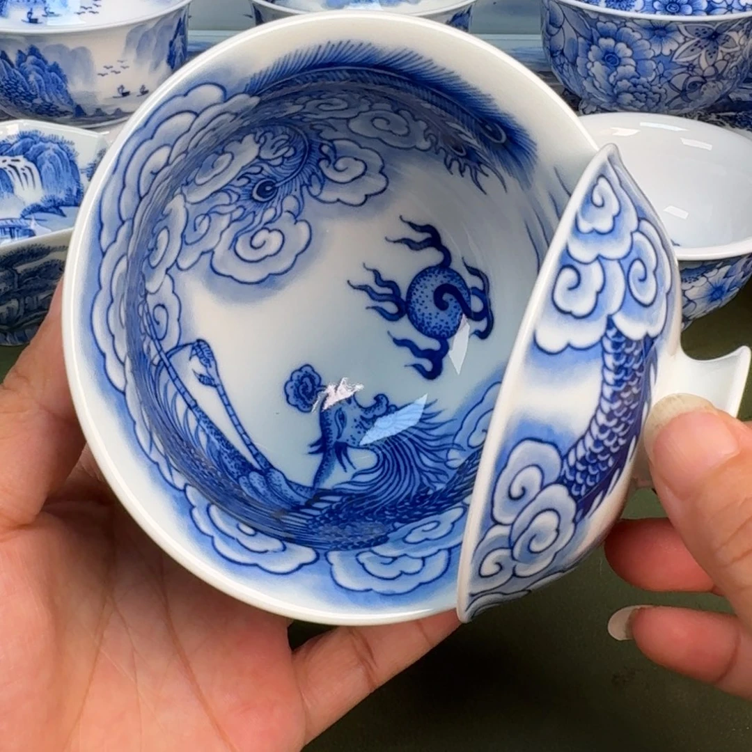 景德镇纯手绘茶具圆圆223