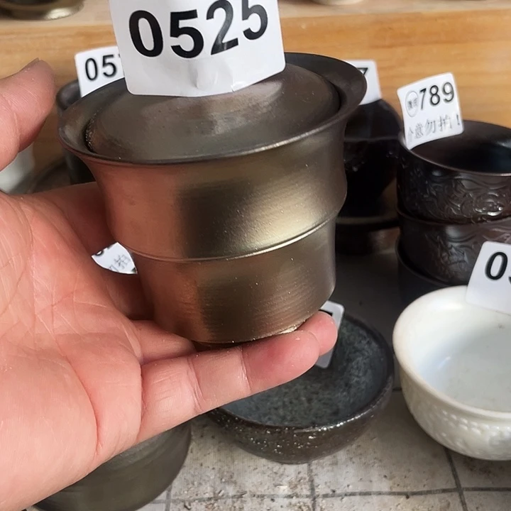 陶摆件柴烧纯手工525