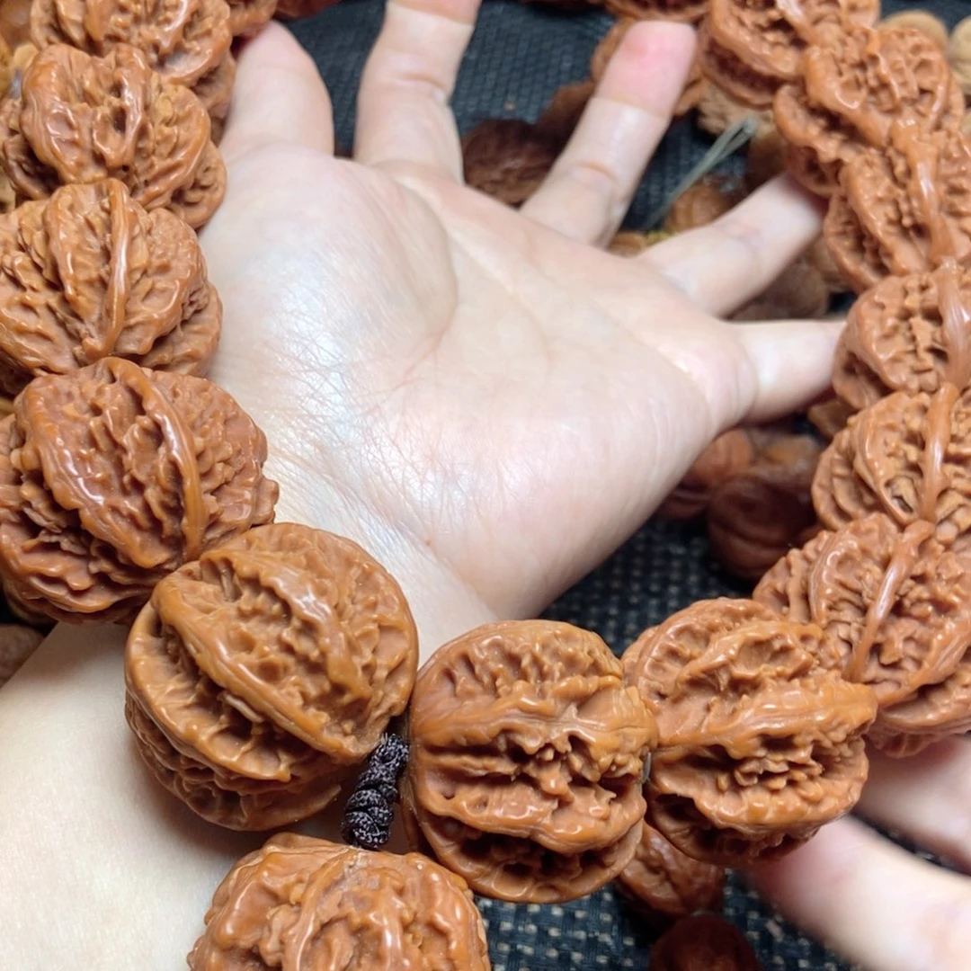 展***翔文玩核桃手串京八棱手持