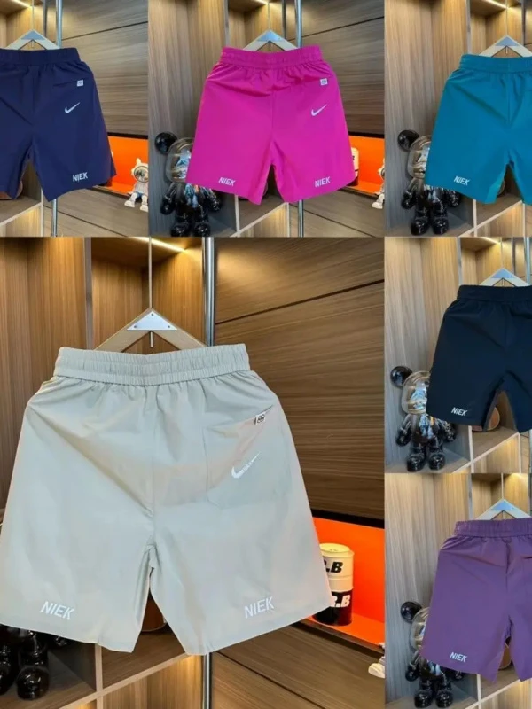 【时尚潮品】夏季新款男士经典百搭彩色简约时尚潮流刺绣运动短裤