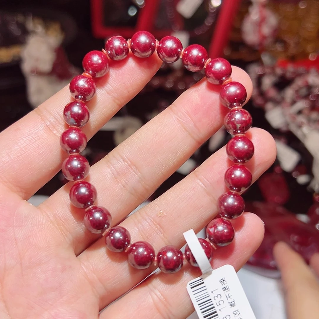 天然辰砂天然朱砂手串
