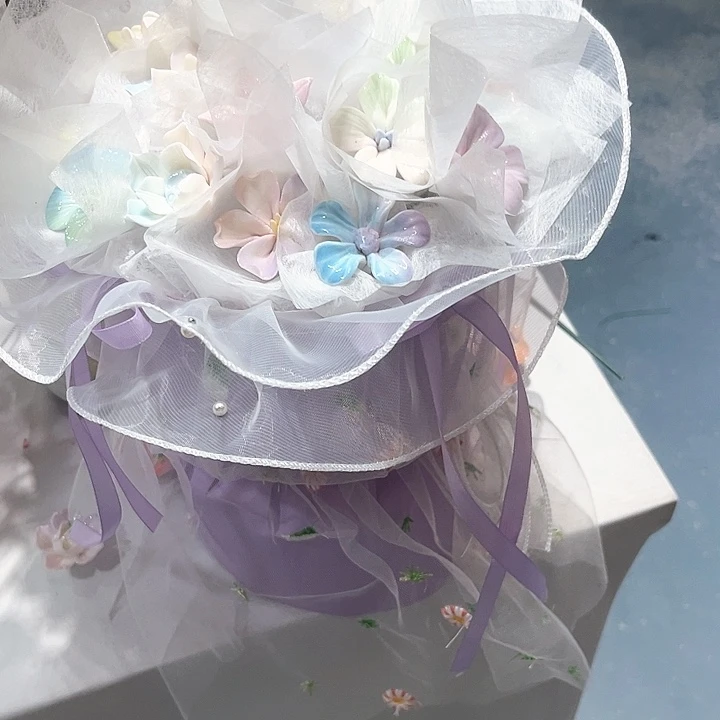 手工陶瓷花花拍下备注颜色