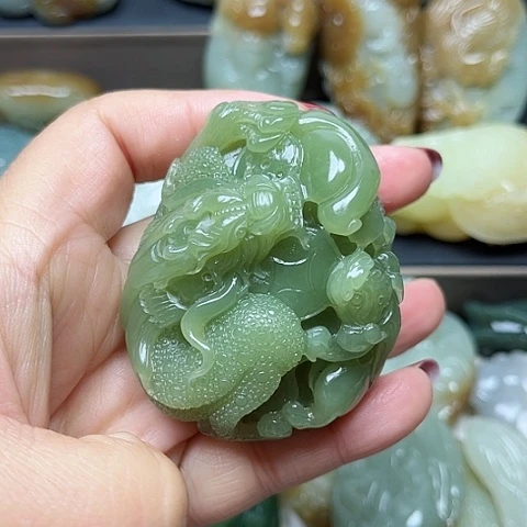 颈饰未镶嵌和田玉u****9