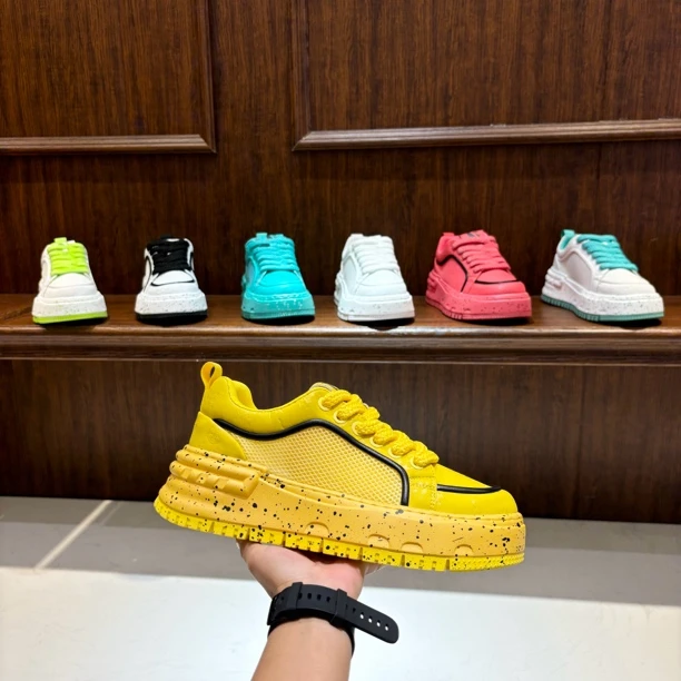 【皮鞋尺码】春夏新款 增高透气 单网拼接