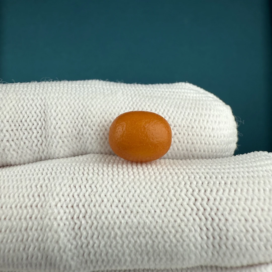 A8136天然原矿蜜蜡老蜡枣珠8.8*11mm支持复检假一罚十