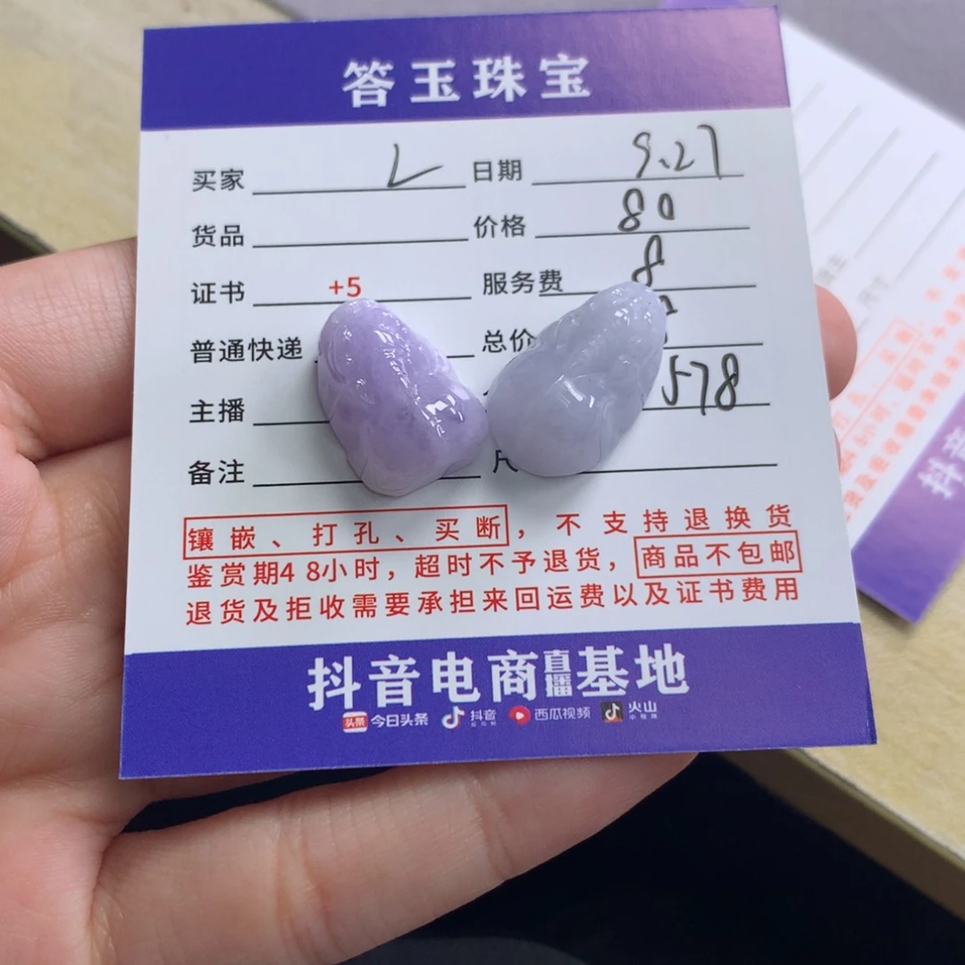 颈饰未镶嵌翡翠L*