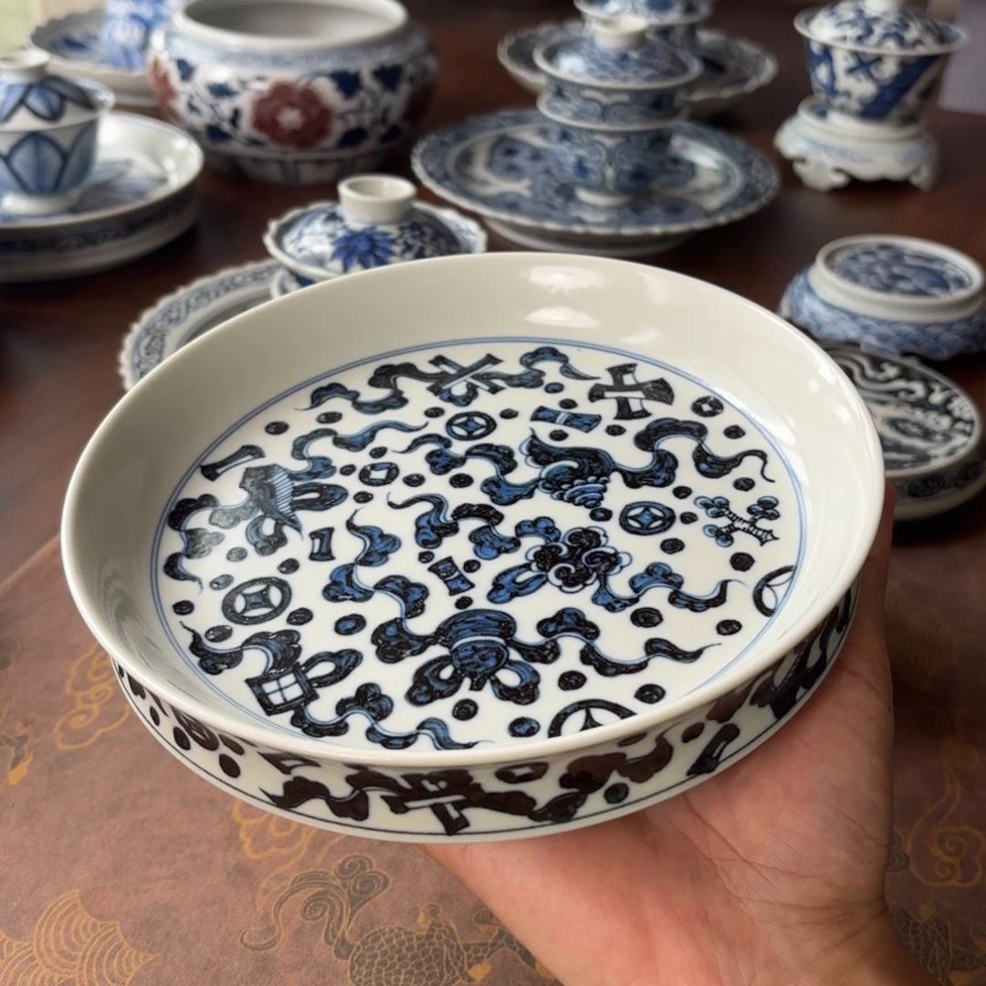 摆件景德镇手绘茶器微瑕