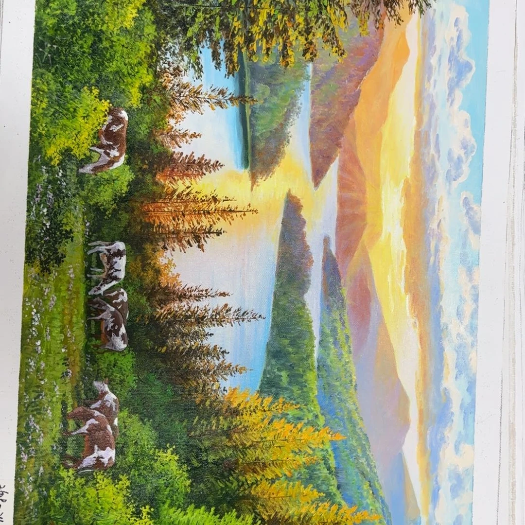 油画加油加油努力加油加油