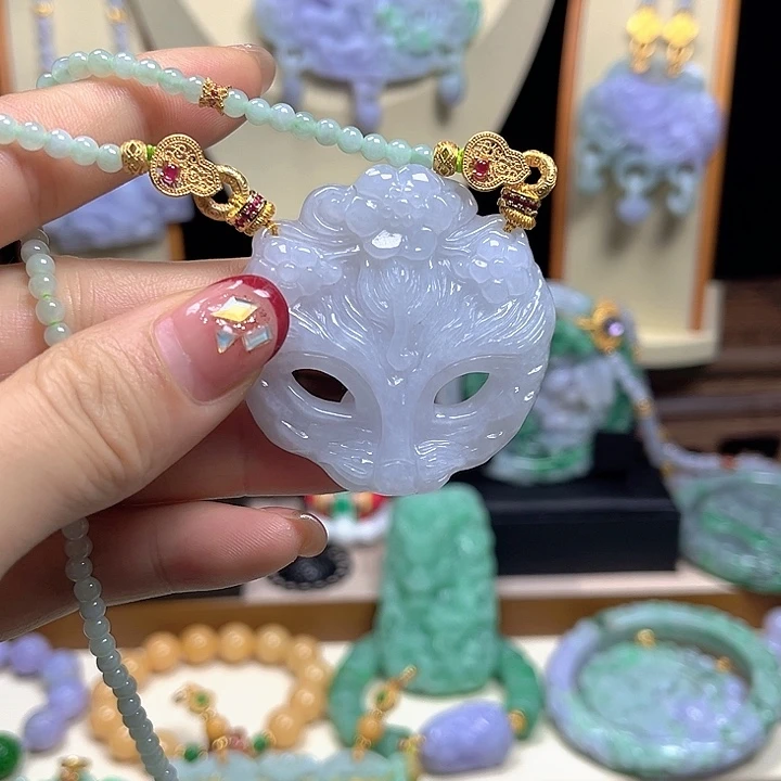 翡翠未镶嵌颈饰天然翡翠