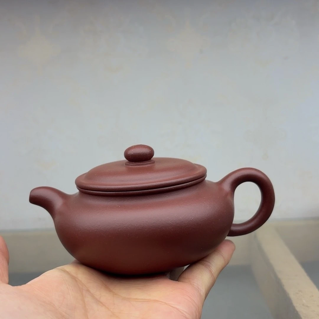 （福利品处理，不退不换）原矿紫泥，半手工艺，仿古壶容量160cc