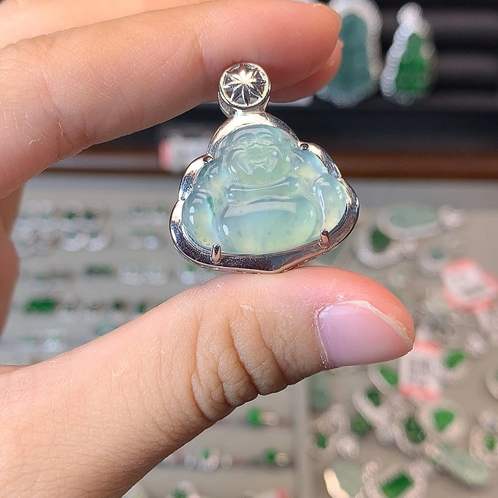 翡翠未镶嵌颈饰吊坠