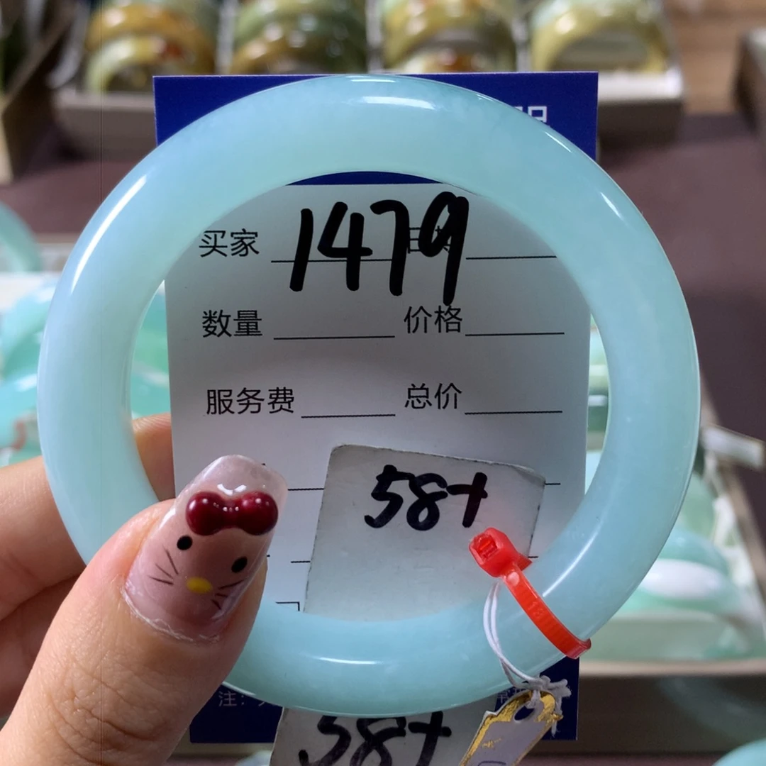 蛇纹石玉手镯未镶嵌妞*1479