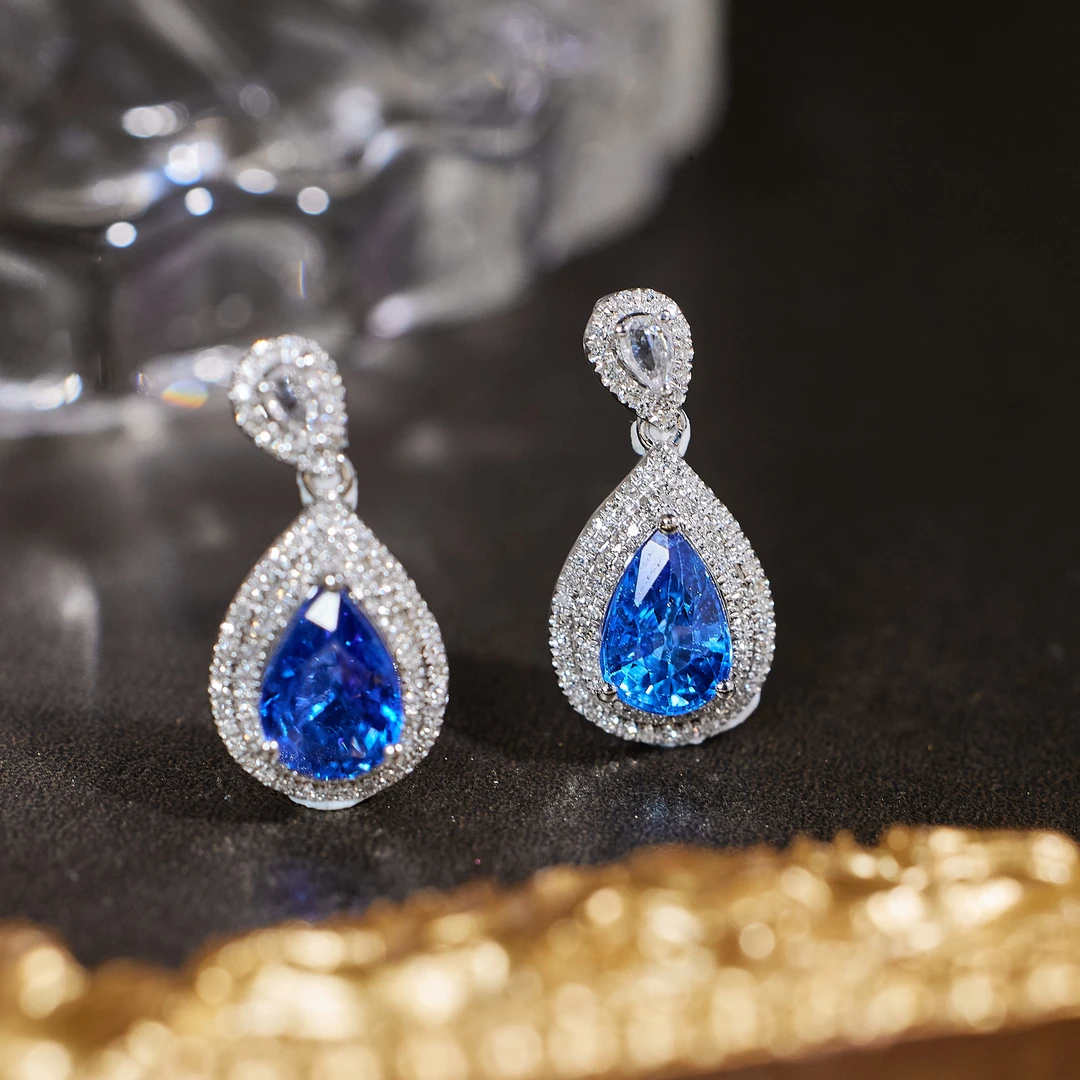 非遗好物分享【玉峰珠宝力推】蓝宝石吊坠18K金（多样性发一）S1578