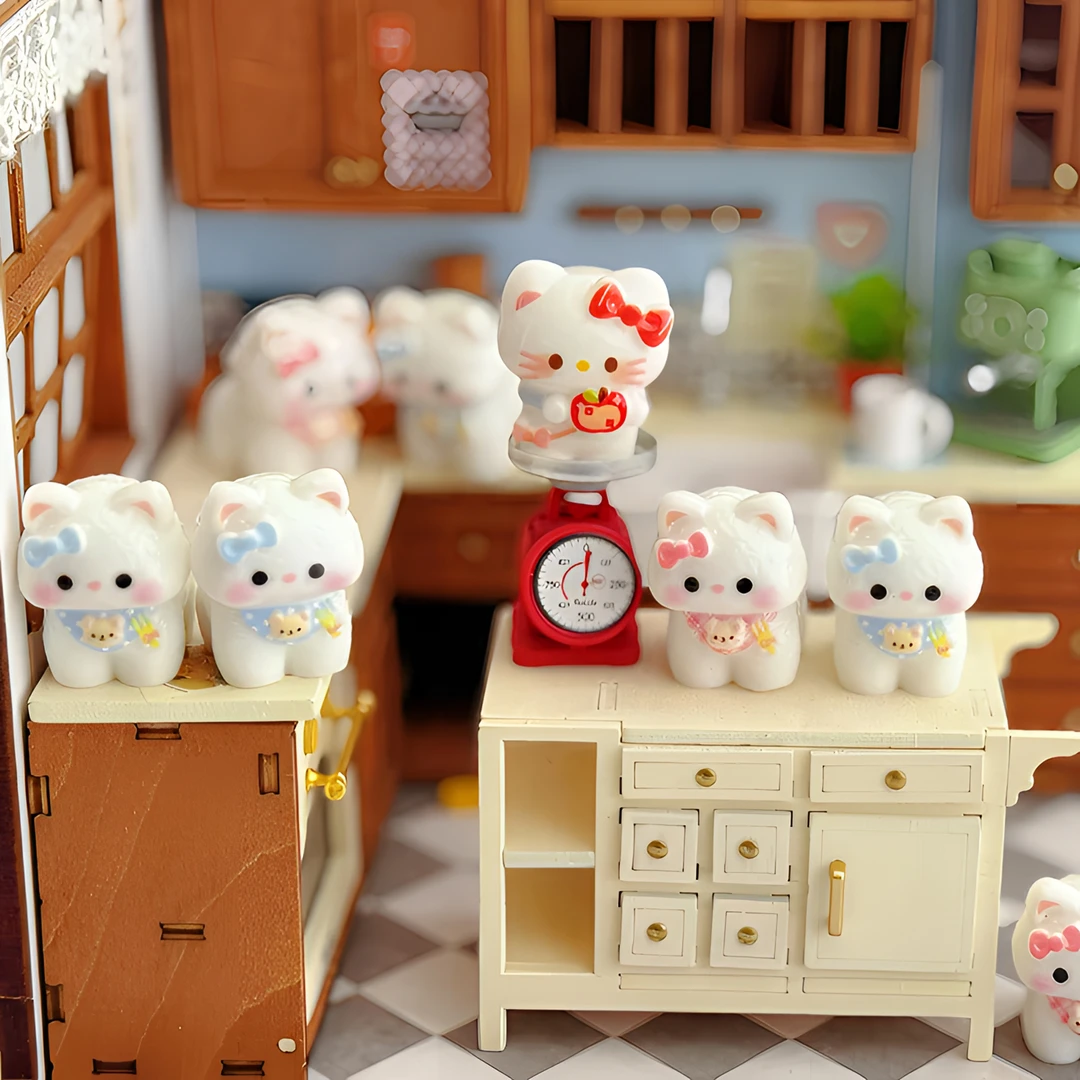 【围兜小猫咪】食玩diy树脂配件创意制做手工卡通ins