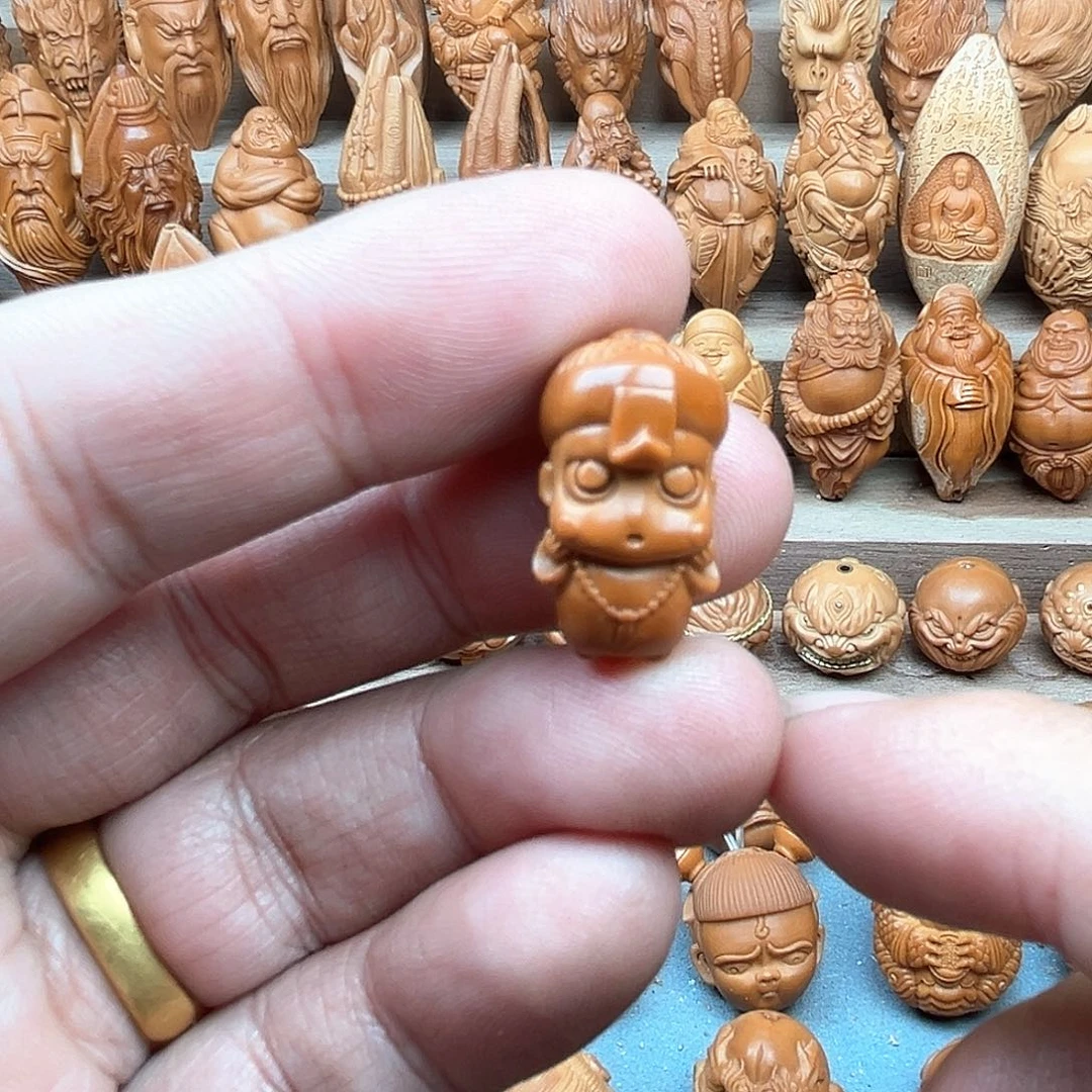 橄榄核吊坠12.5僵小鱼