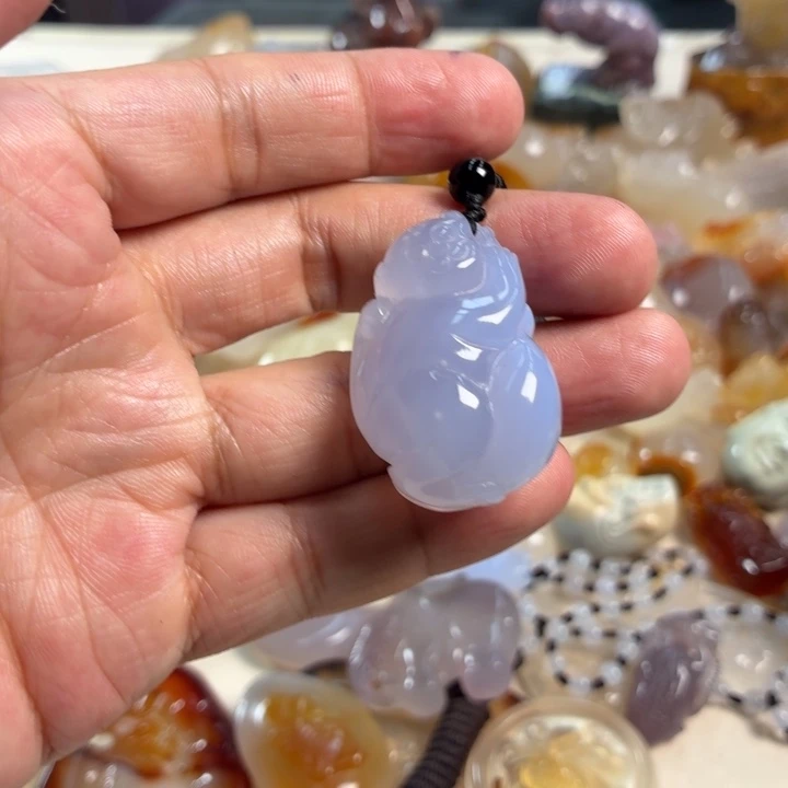 玛瑙/玉髓未镶嵌吊坠(不含链)