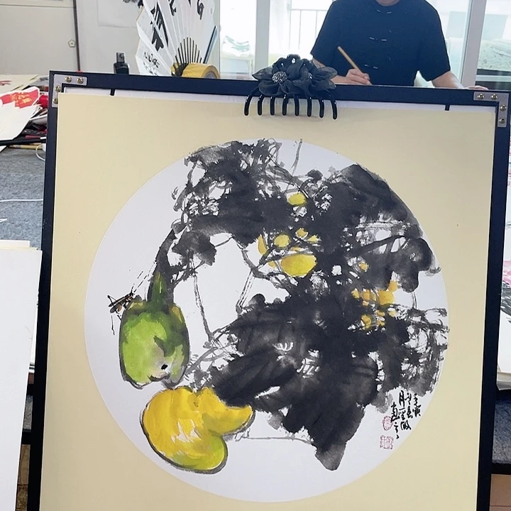 国画张圣敏先生纯手绘作品