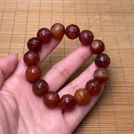 玛瑙/玉髓手链未镶嵌