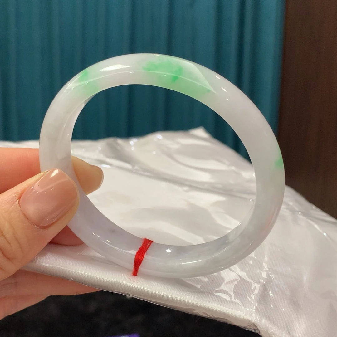 未镶嵌手镯翡翠完美者慎拍 圈口56.7贵妃