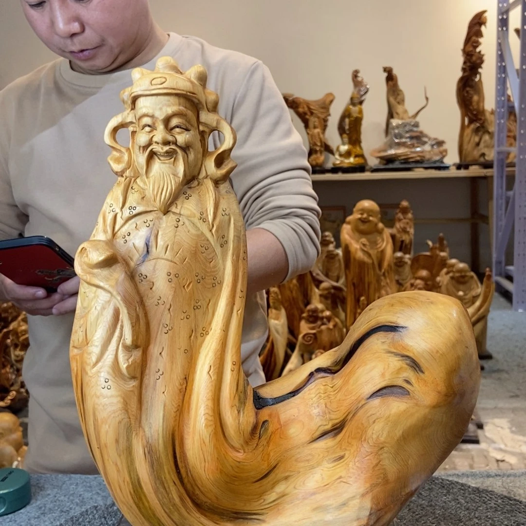 柏木（崖柏）太行崖柏根雕摆件