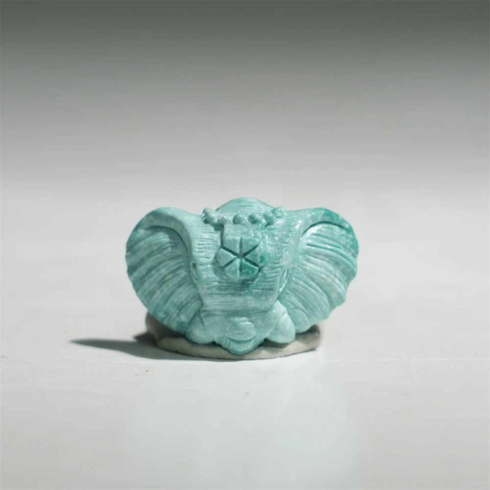 lot062717wx 绿松石 绿松象神挂饰