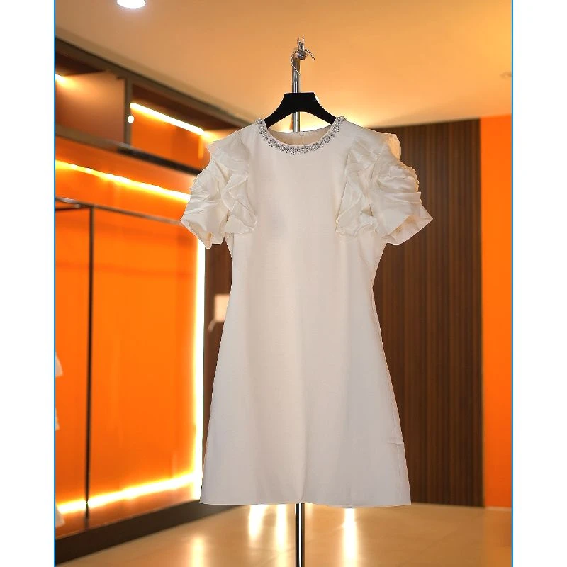 私人订制法式赫本风精致高级感轻奢连衣裙