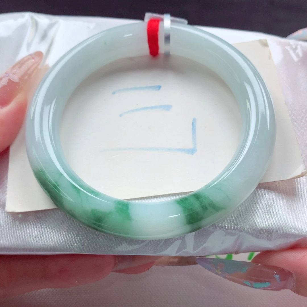 翡翠手镯未镶嵌天然缅甸翡翠A货手镯 17号