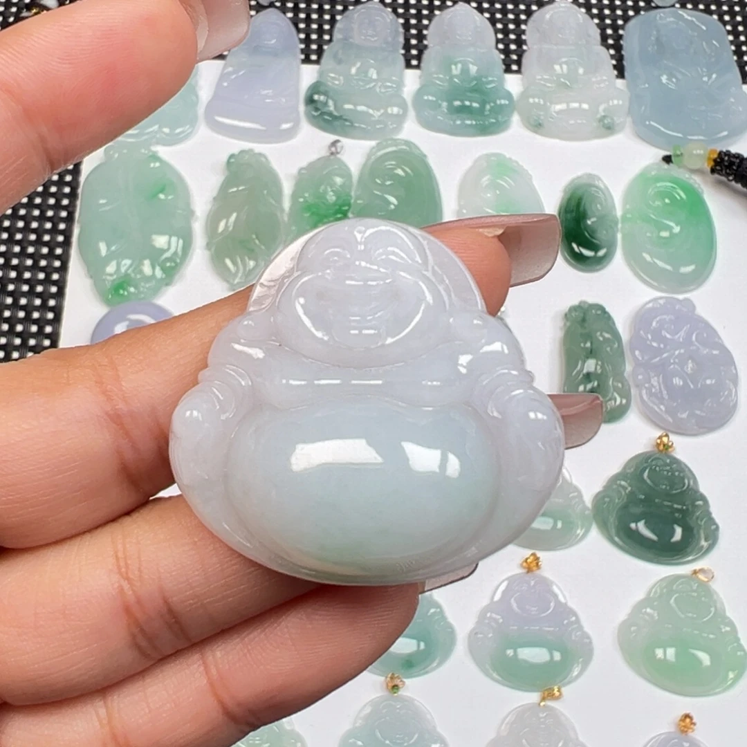 翡翠未镶嵌颈饰福利佛公