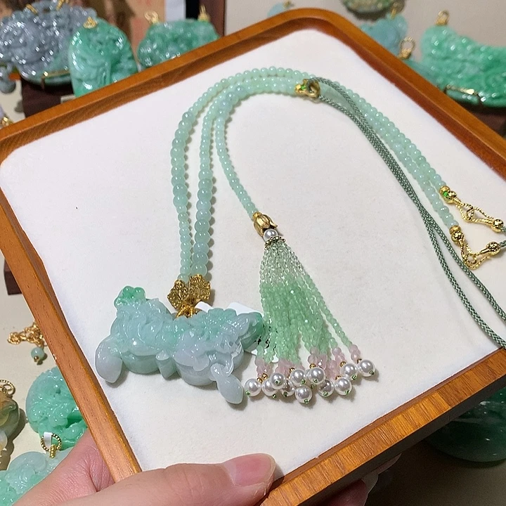颈饰未镶嵌翡翠翡翠吊坠