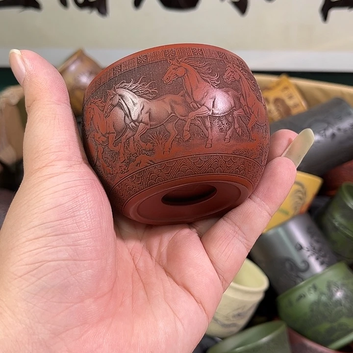 茶杯紫砂全手工紫砂主人杯