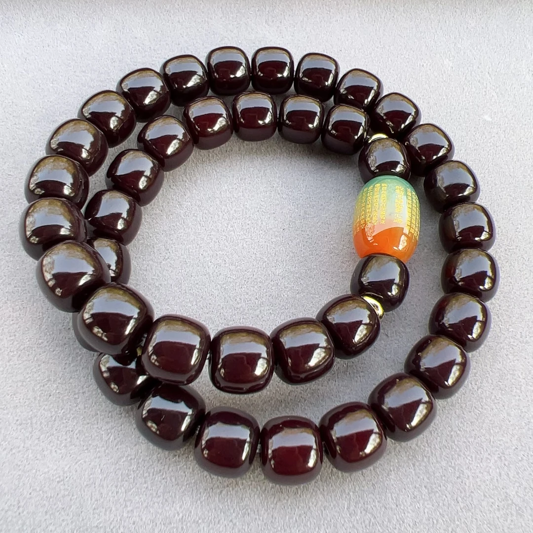 【静心祥和双圈】店铺新款爆款糖心老料风化菩提手串手链文玩男女款